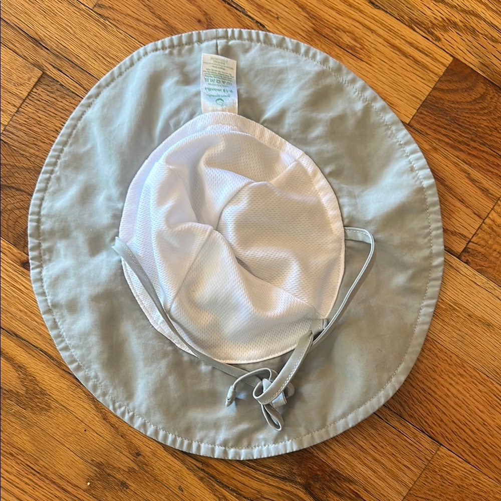 Gray Packable Bucket Hat with Wide Brim - Picture 2 of 3